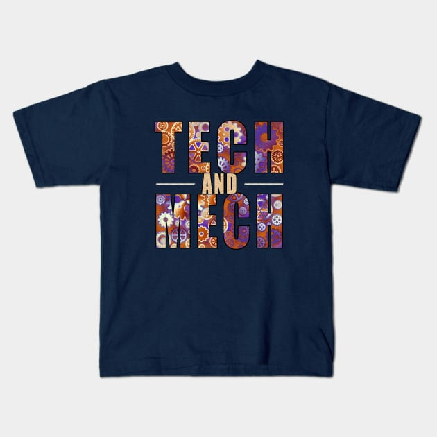 Tech and Mech Kids T-Shirt by Gaspar Avila